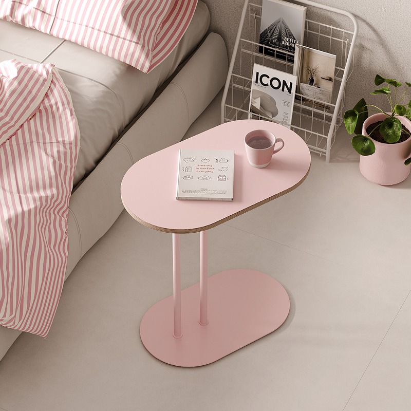 올리브 서브 테이블 화이트/버터/핑크